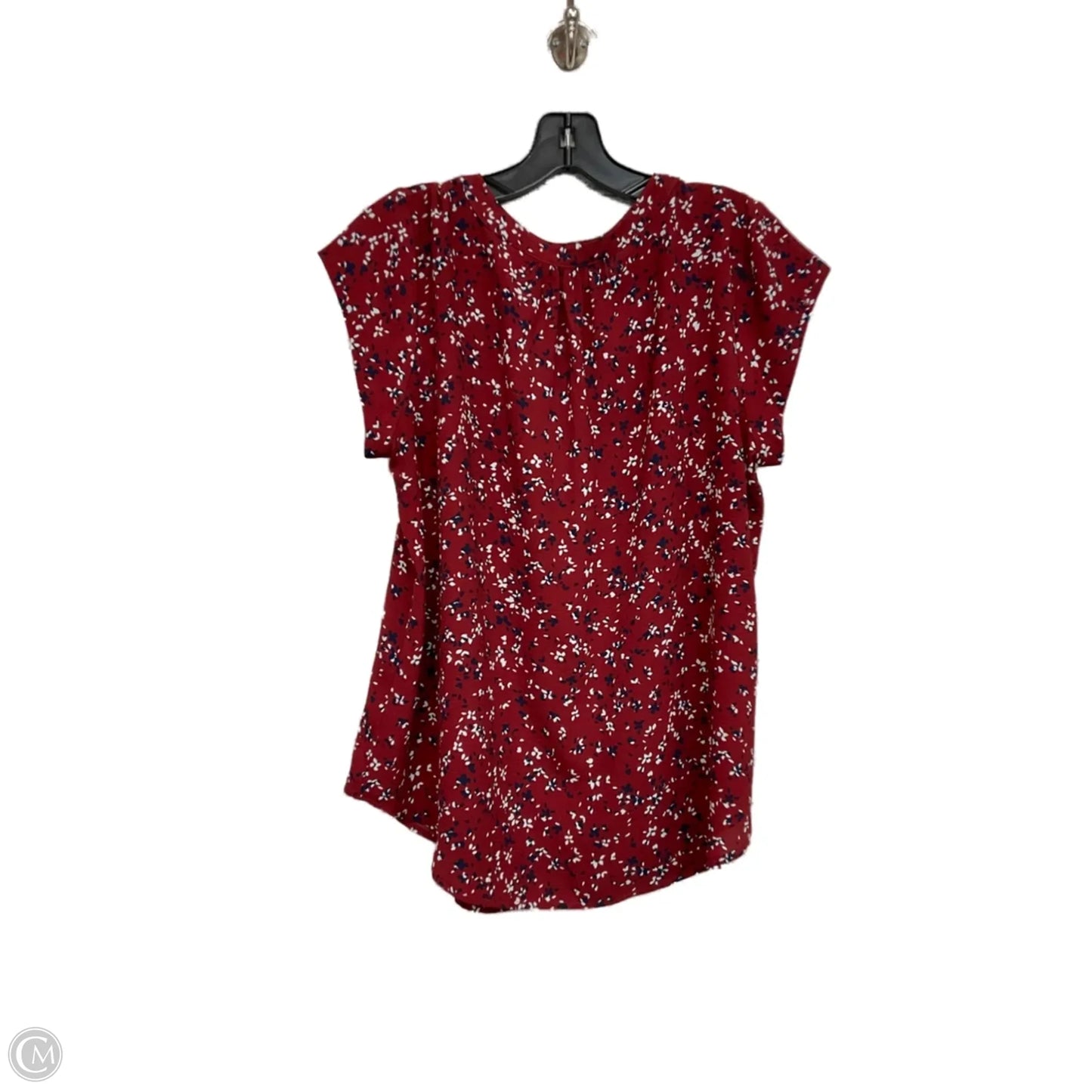 Top Short Sleeve By 41 Hawthorn In Red, Size: Xl