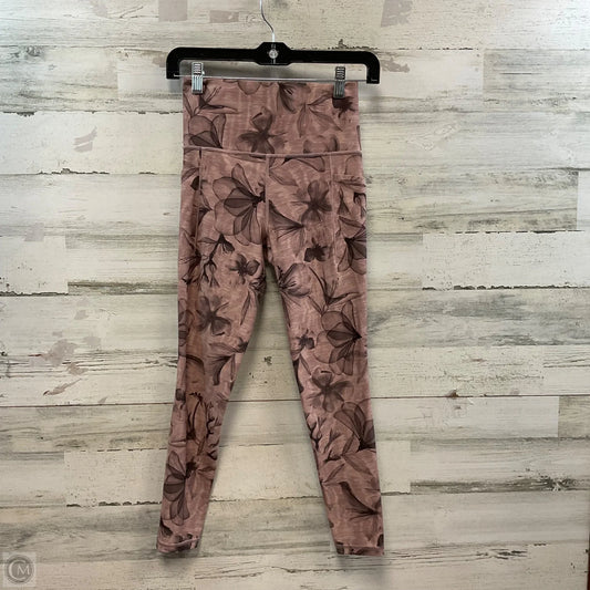 Athletic Leggings By Athleta In Pink, Size: Xs