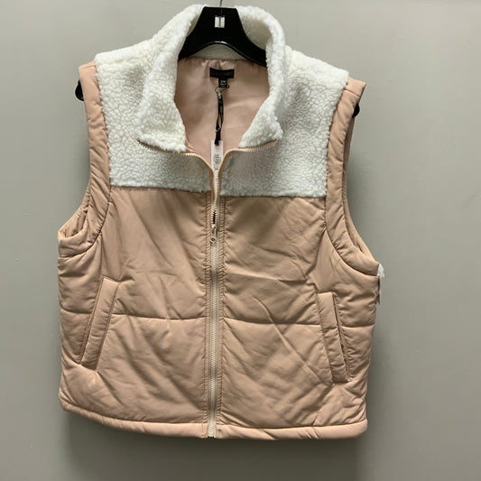 Vest Puffer & Quilted By Coco And Carmen In Brown, Size: S