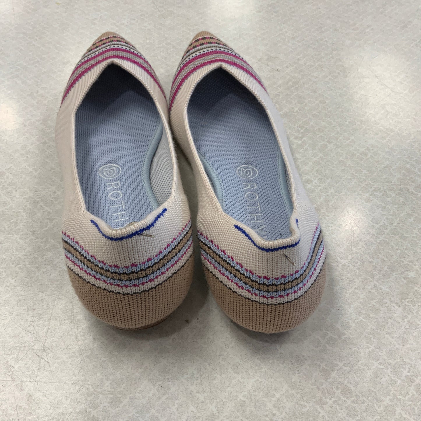 Shoes Flats By Rothys In Pink, Size: 9.5