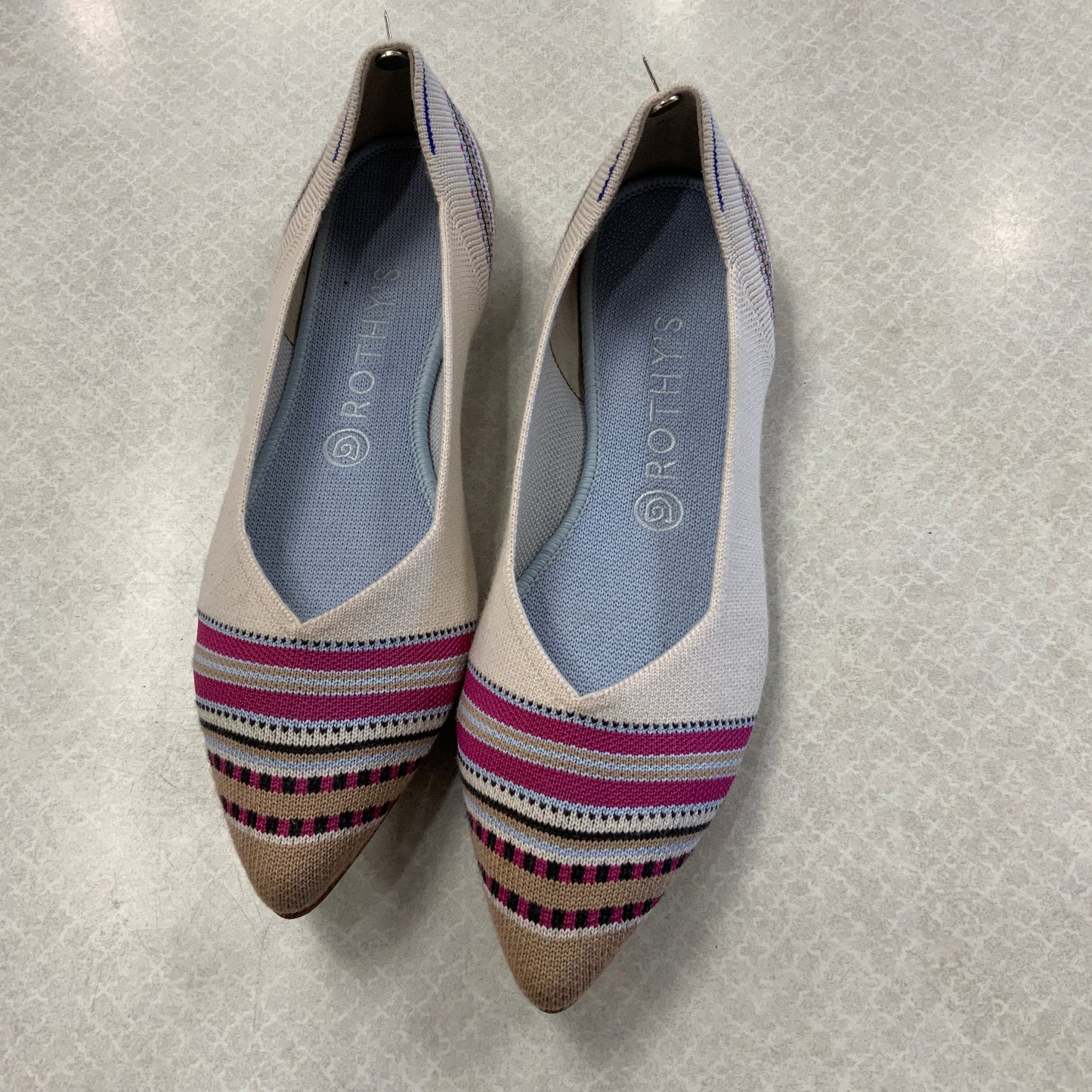 Shoes Flats By Rothys In Pink, Size: 9.5