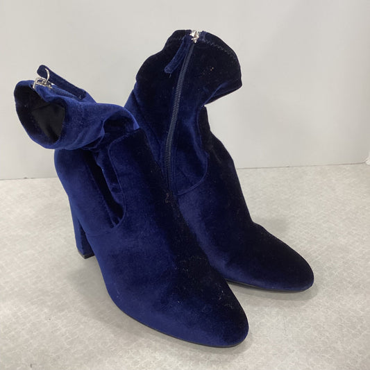 Boots Ankle Heels By Steve Madden In Blue, Size: 9