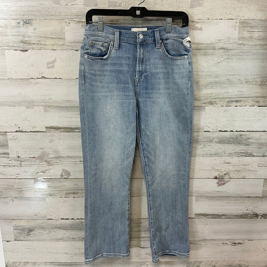 Jeans Boot Cut By 7 For All Mankind In Blue Denim, Size: 6