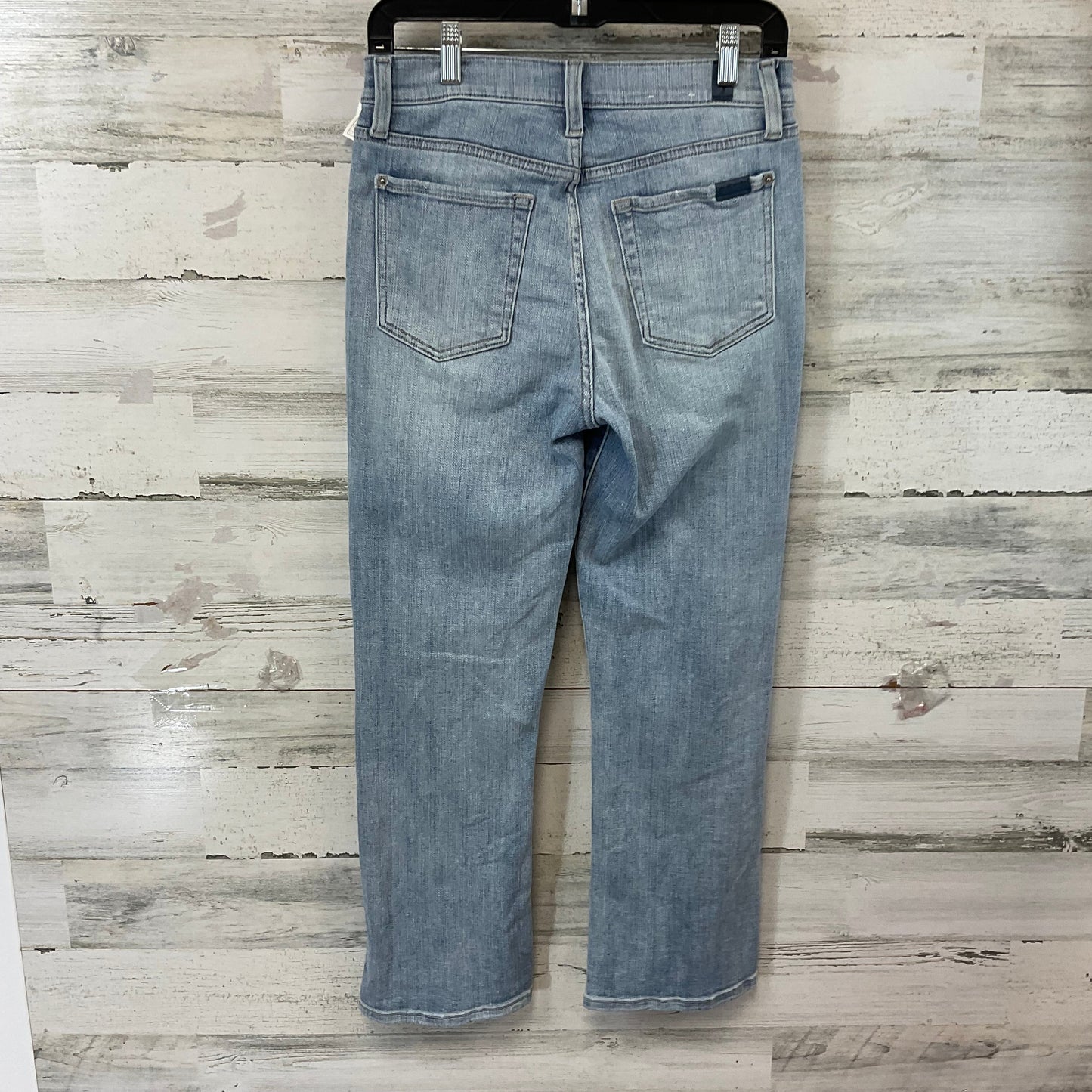 Jeans Boot Cut By 7 For All Mankind In Blue Denim, Size: 6