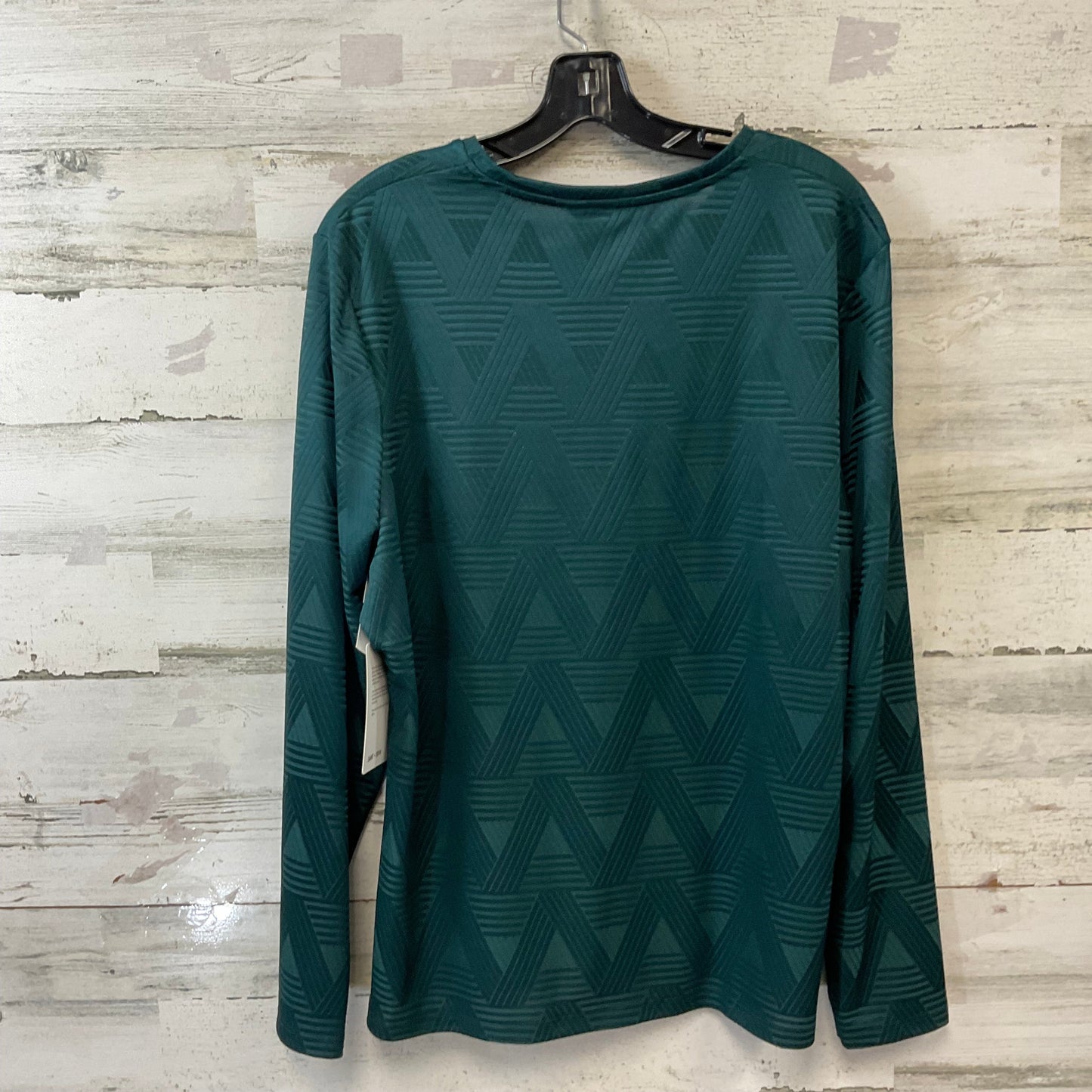 Top Long Sleeve By SAINT + SOFIA In Green, Size: Xxl