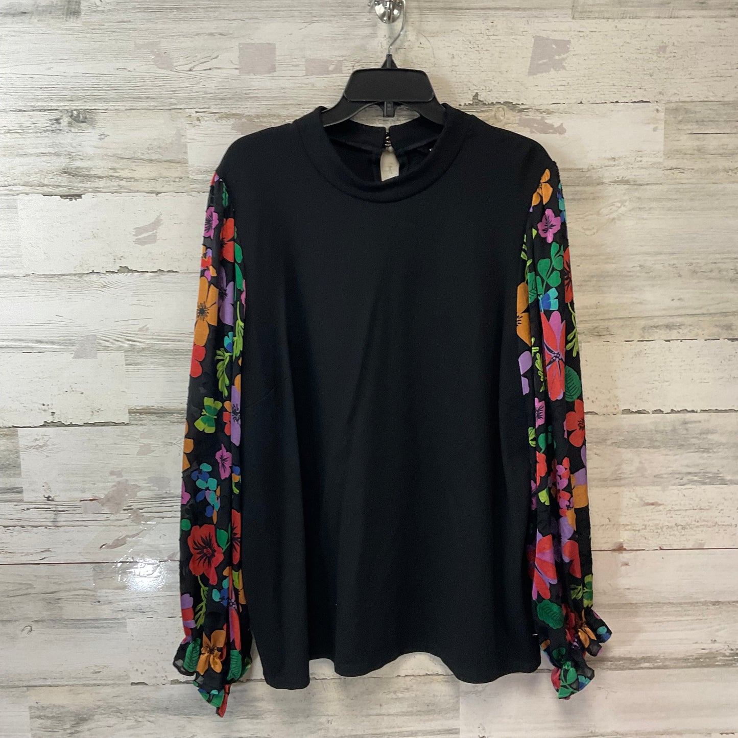 Top Long Sleeve By SAINT + SOFIA In Black, Size: Xxl