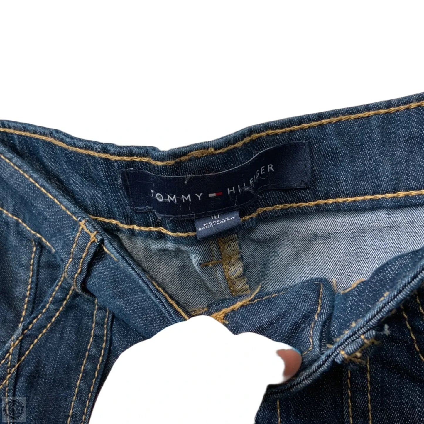 Jeans Wide Leg By Tommy Hilfiger In Blue Denim, Size: 10