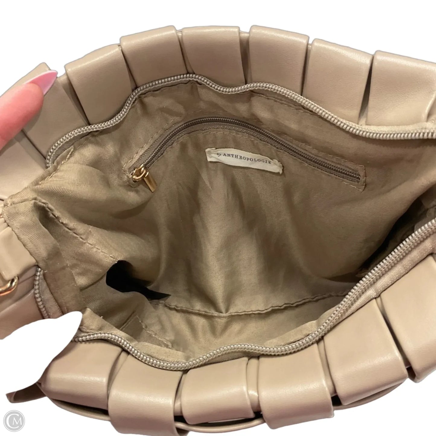 Crossbody Leather By Anthropologie, Size: Small