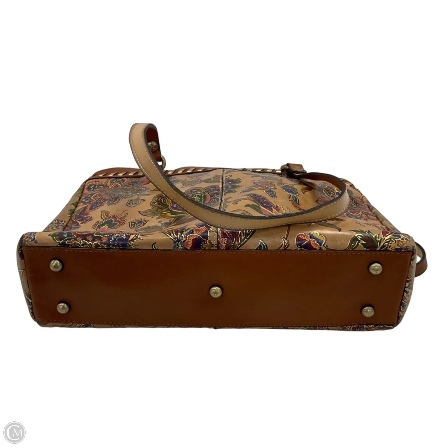 Handbag Leather By Patricia Nash, Size: Medium