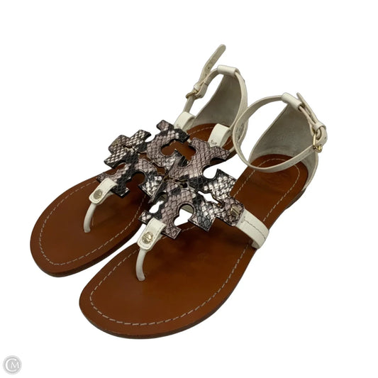 Sandals Designer By Tory Burch In Brown, Size: 9