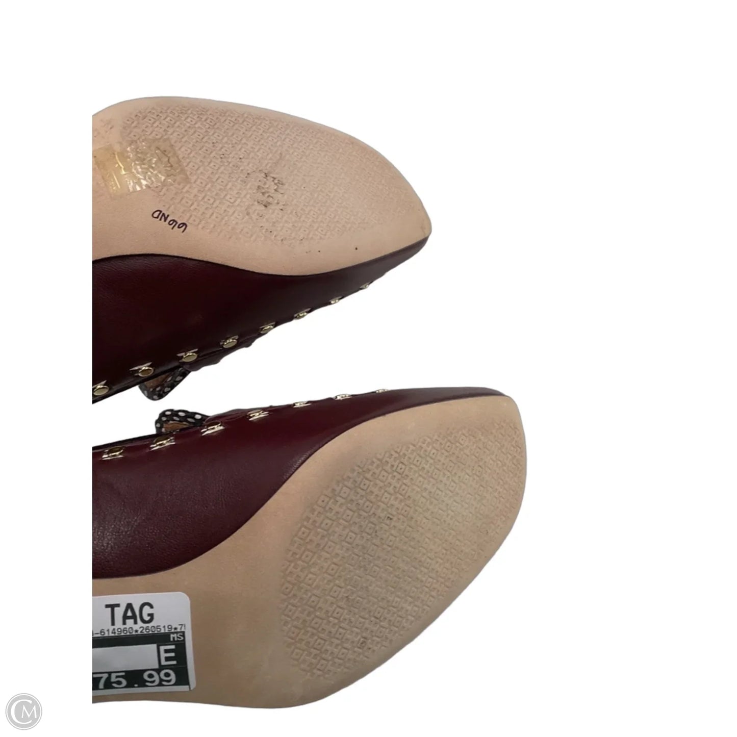 Shoes Designer By Tory Burch In Maroon, Size: 10