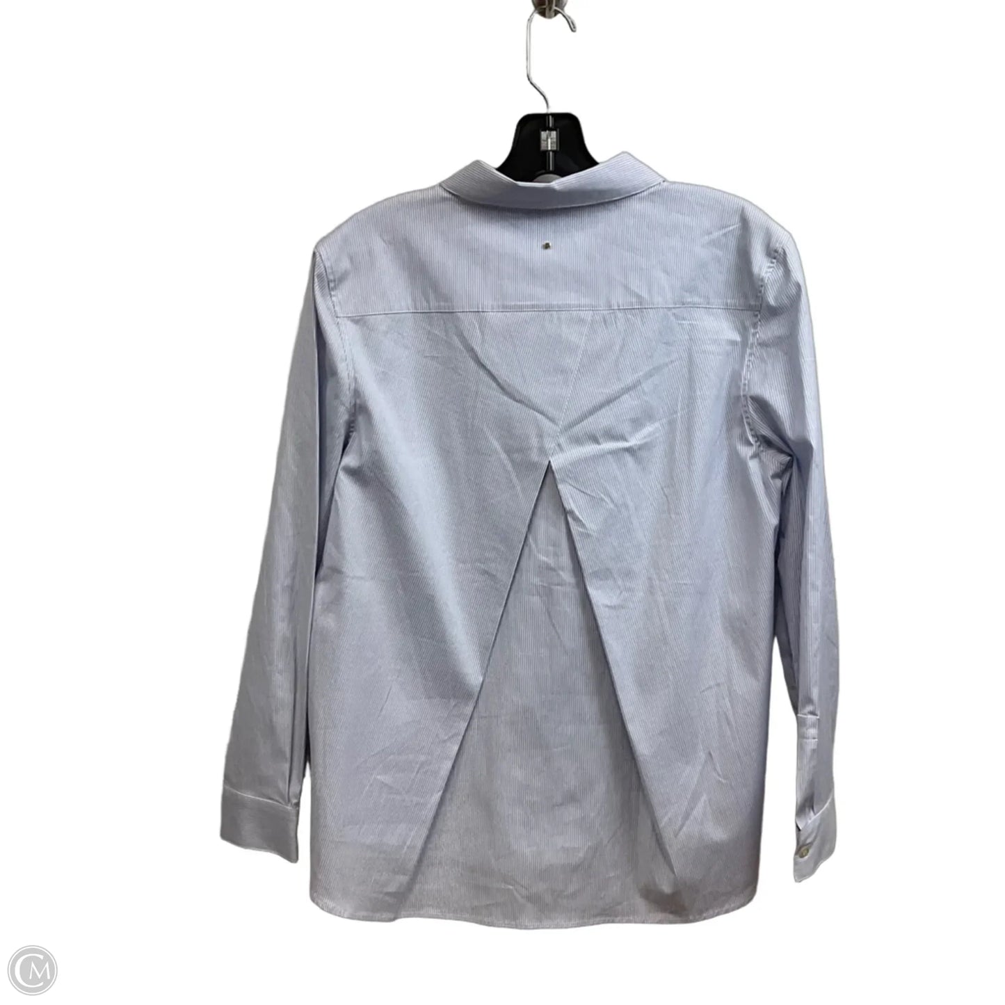 Blouse Long Sleeve By CUYANA In Blue, Size: M