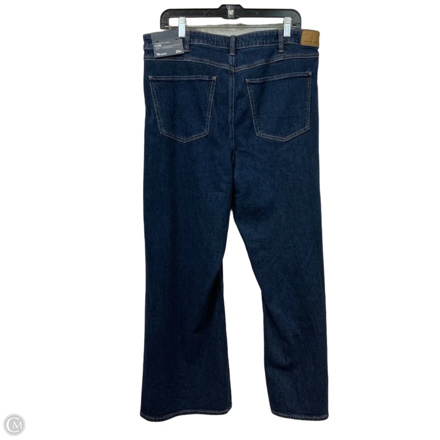 Jeans Wide Leg By American Eagle In Blue Denim, Size: 16