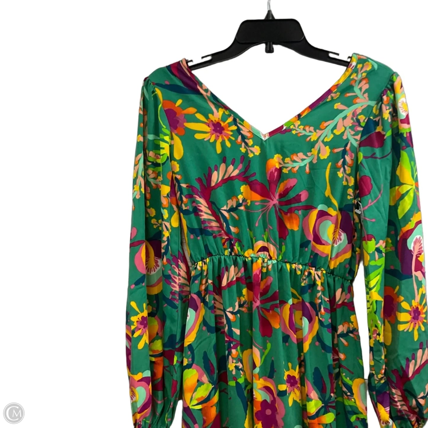 Dress Casual Maxi By PERIWINKLE COLLECTION In Green, Size: Xs
