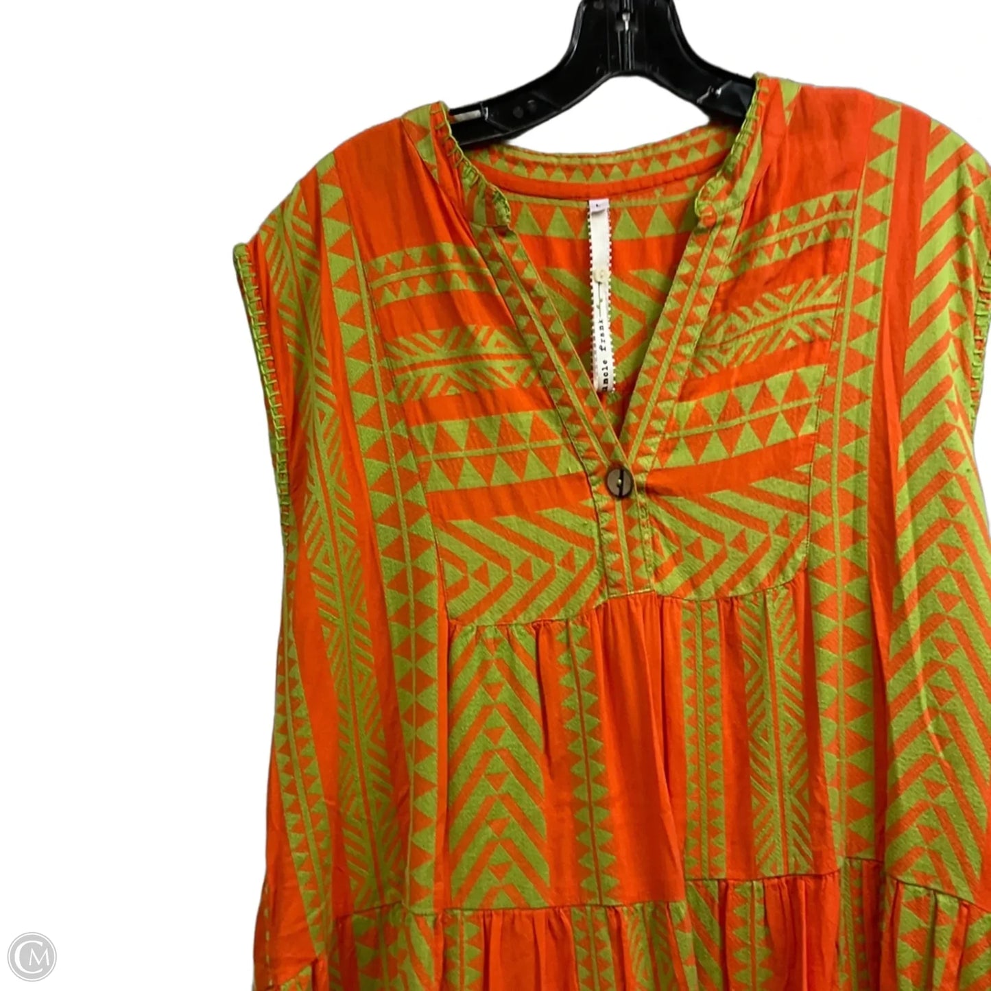 Dress Casual Short By Uncle Frank In Orange, Size: L