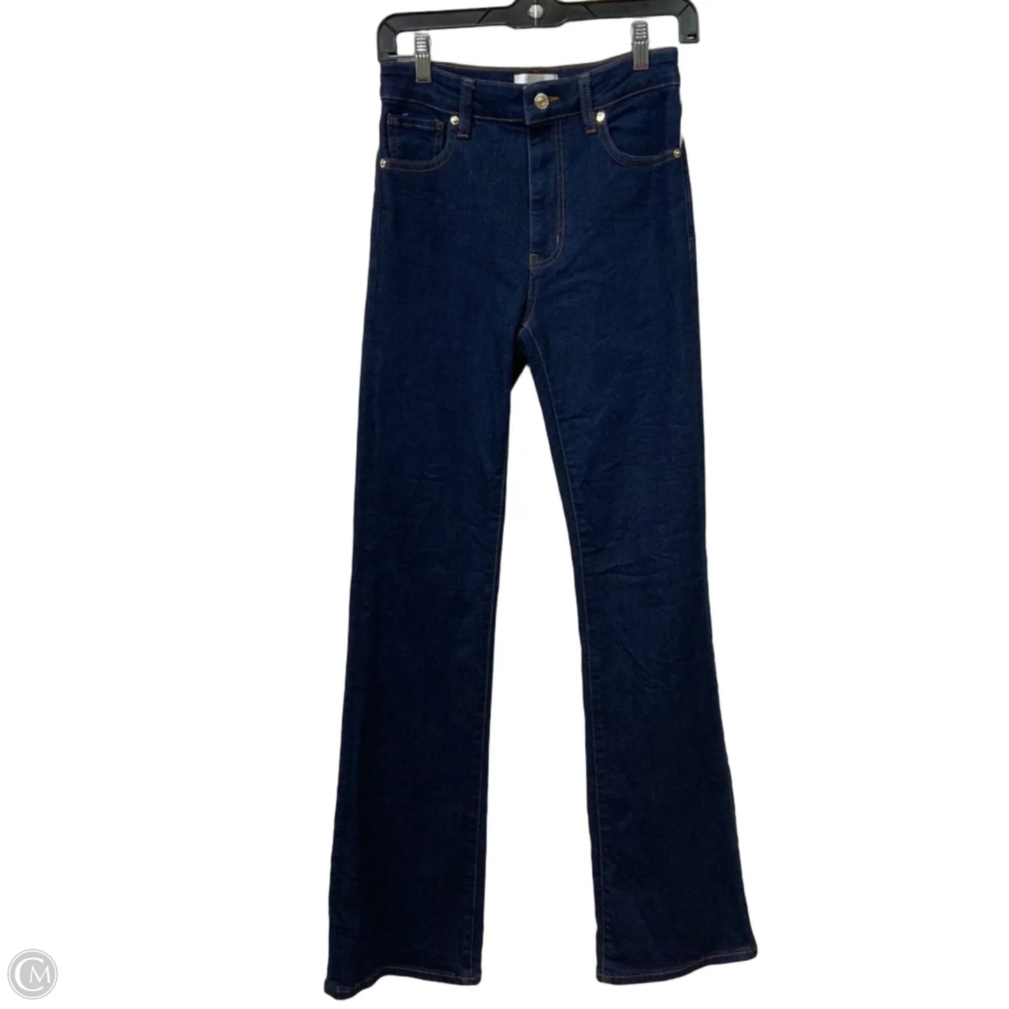 Jeans Boot Cut By Frame In Blue Denim, Size: 2