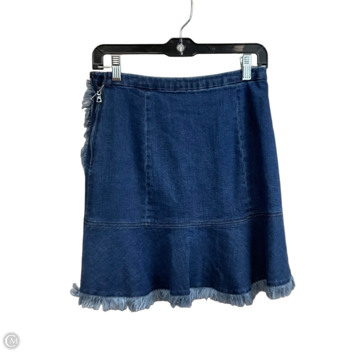 Skirt Mini & Short By TANYA TAYLOR In Blue Denim, Size: 2
