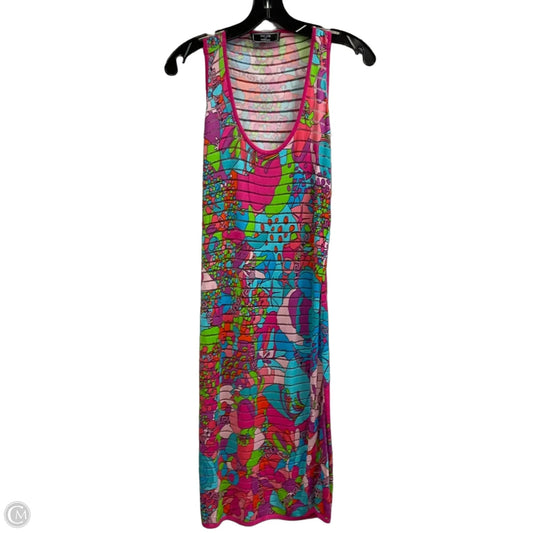 Dress Luxury Designer By Versace In Pink, Size: S