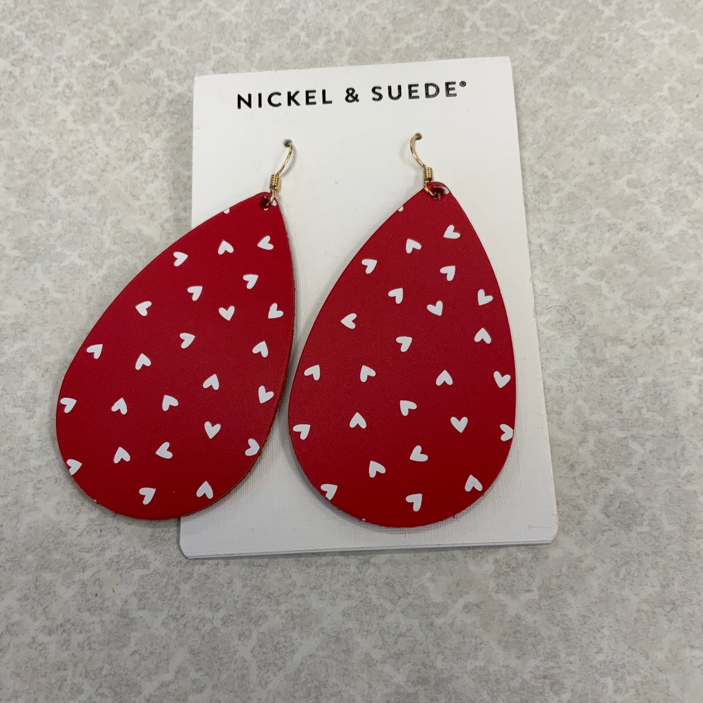 Earrings Dangle/drop By Nickel & Suede