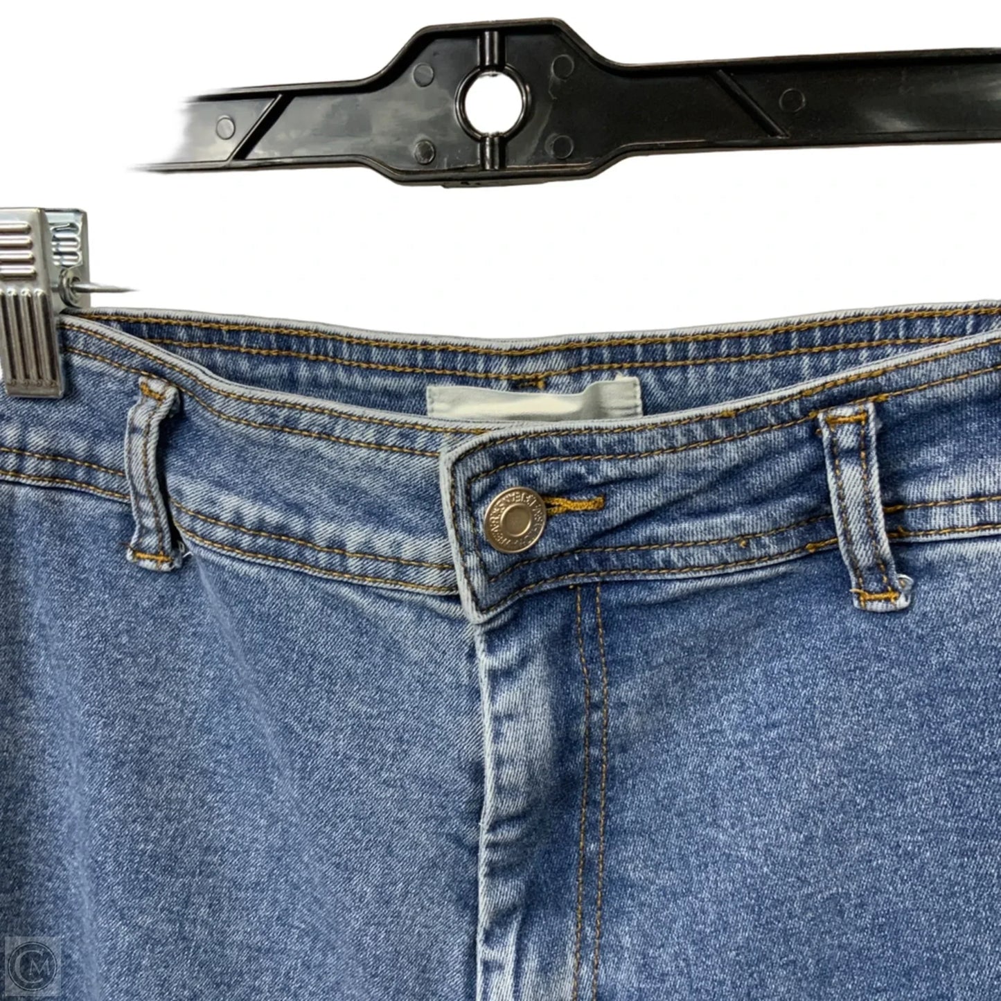 Jeans Wide Leg By Miss Love In Blue Denim, Size: M
