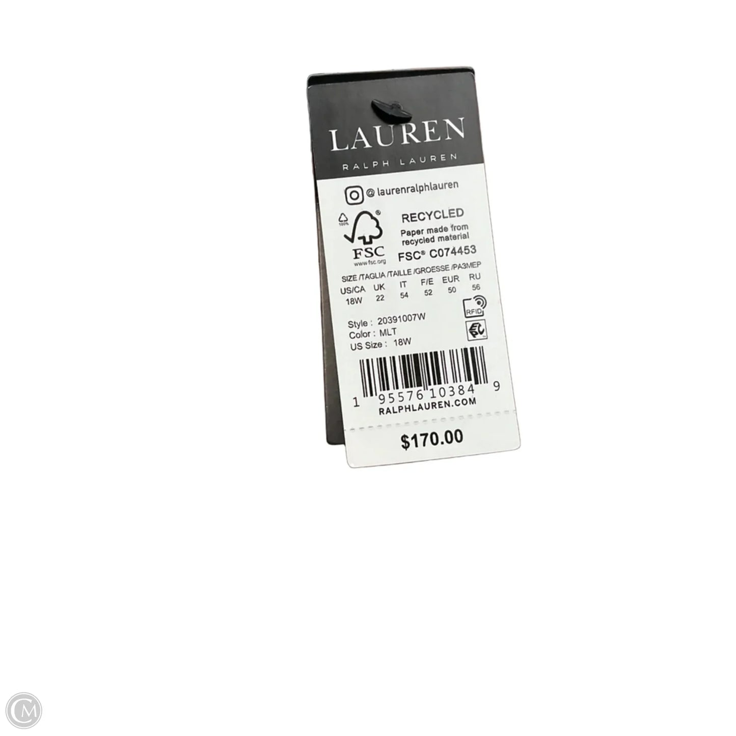 Swimsuit By Lauren By Ralph Lauren In Pink, Size: 1x