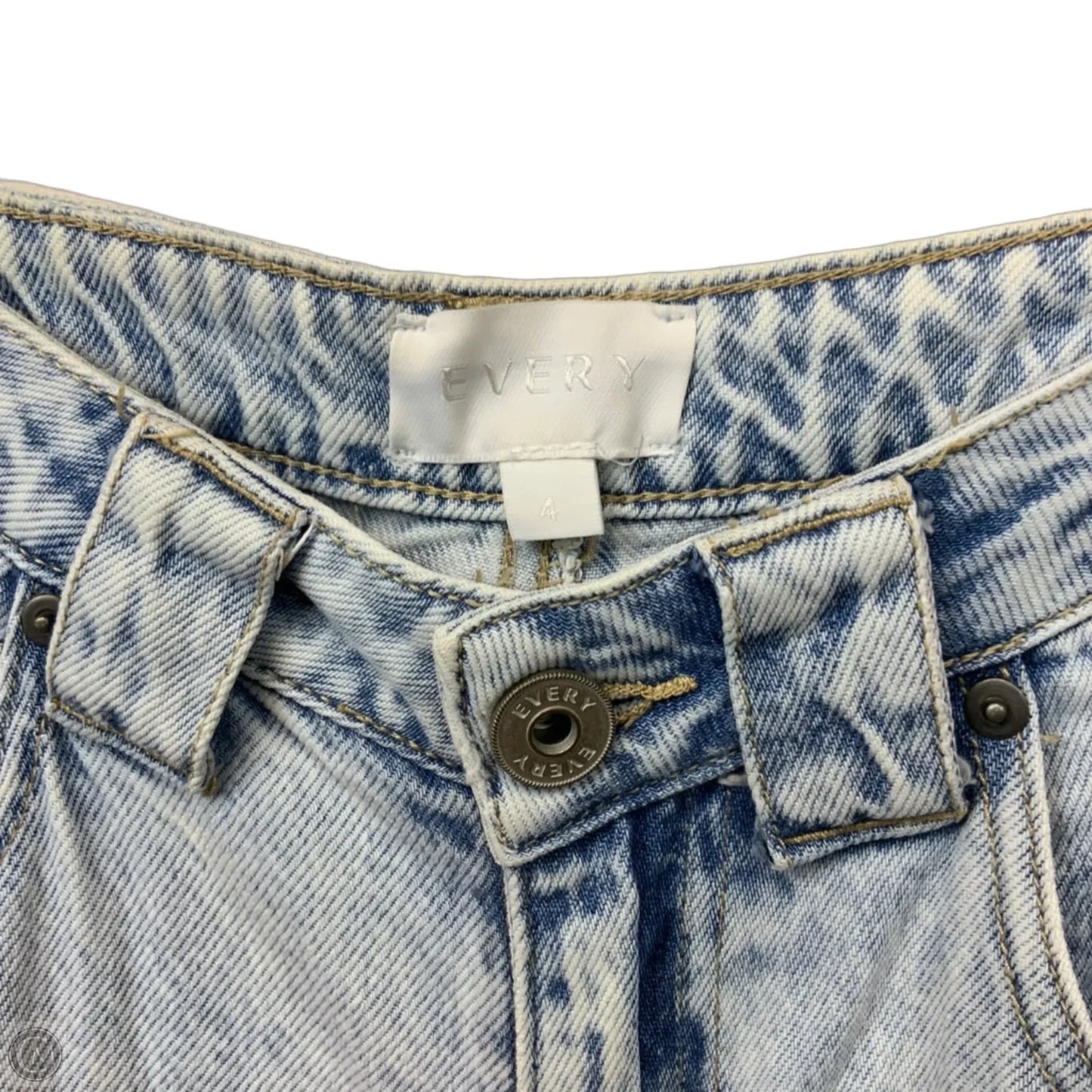 Jeans Wide Leg By Every In Blue Denim, Size: 4