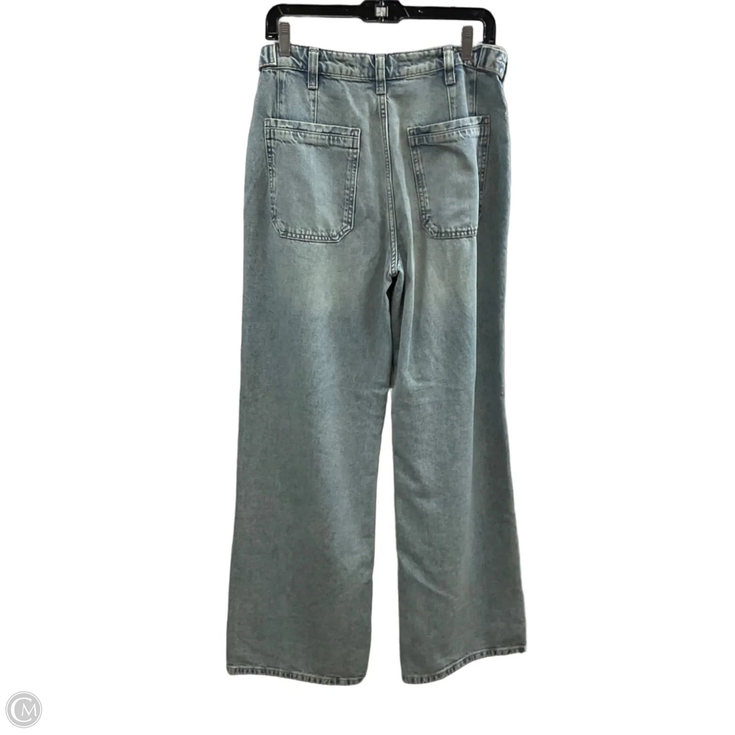Jeans Wide Leg By We The Free In Blue Denim, Size: 4