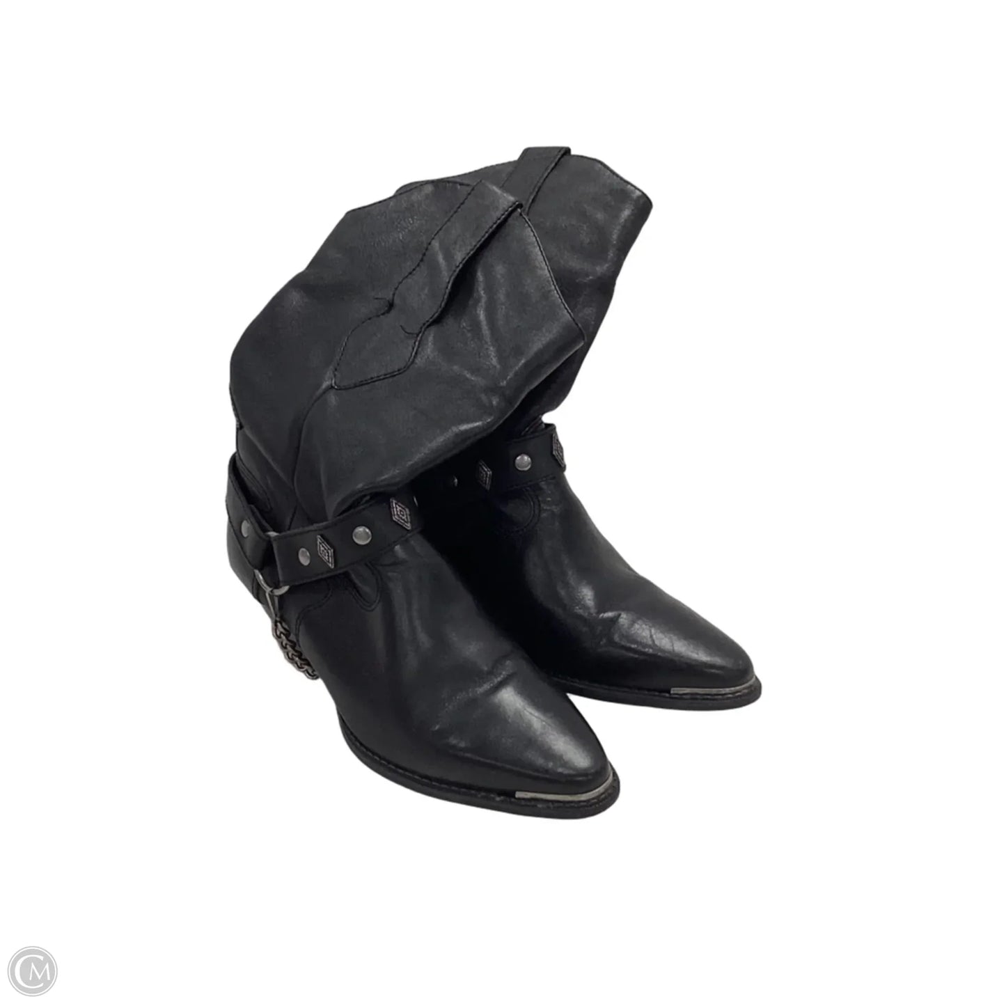 Boots Western By Dan Post In Black, Size: 6.5