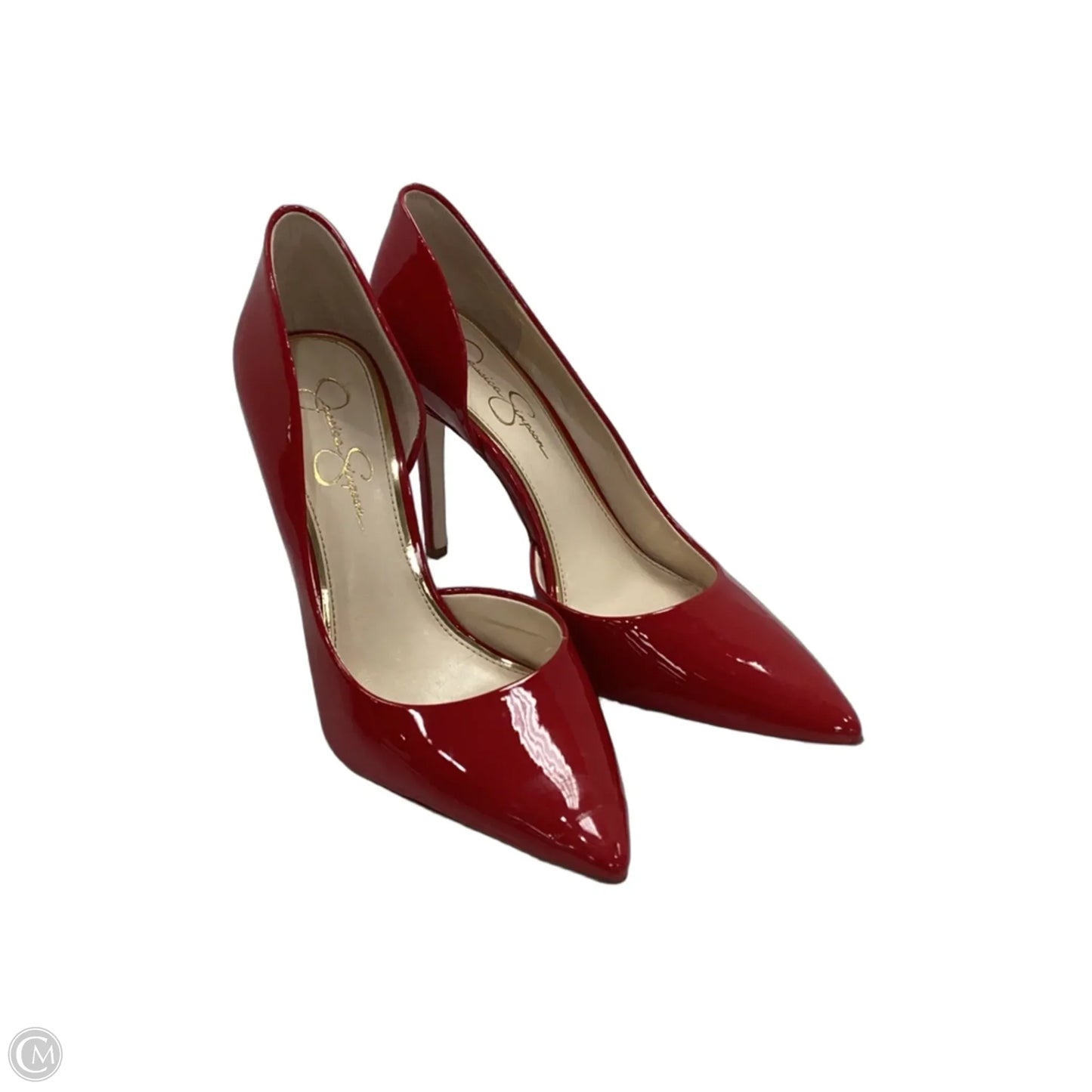 Shoes Heels Stiletto By Jessica Simpson In Red, Size: 9