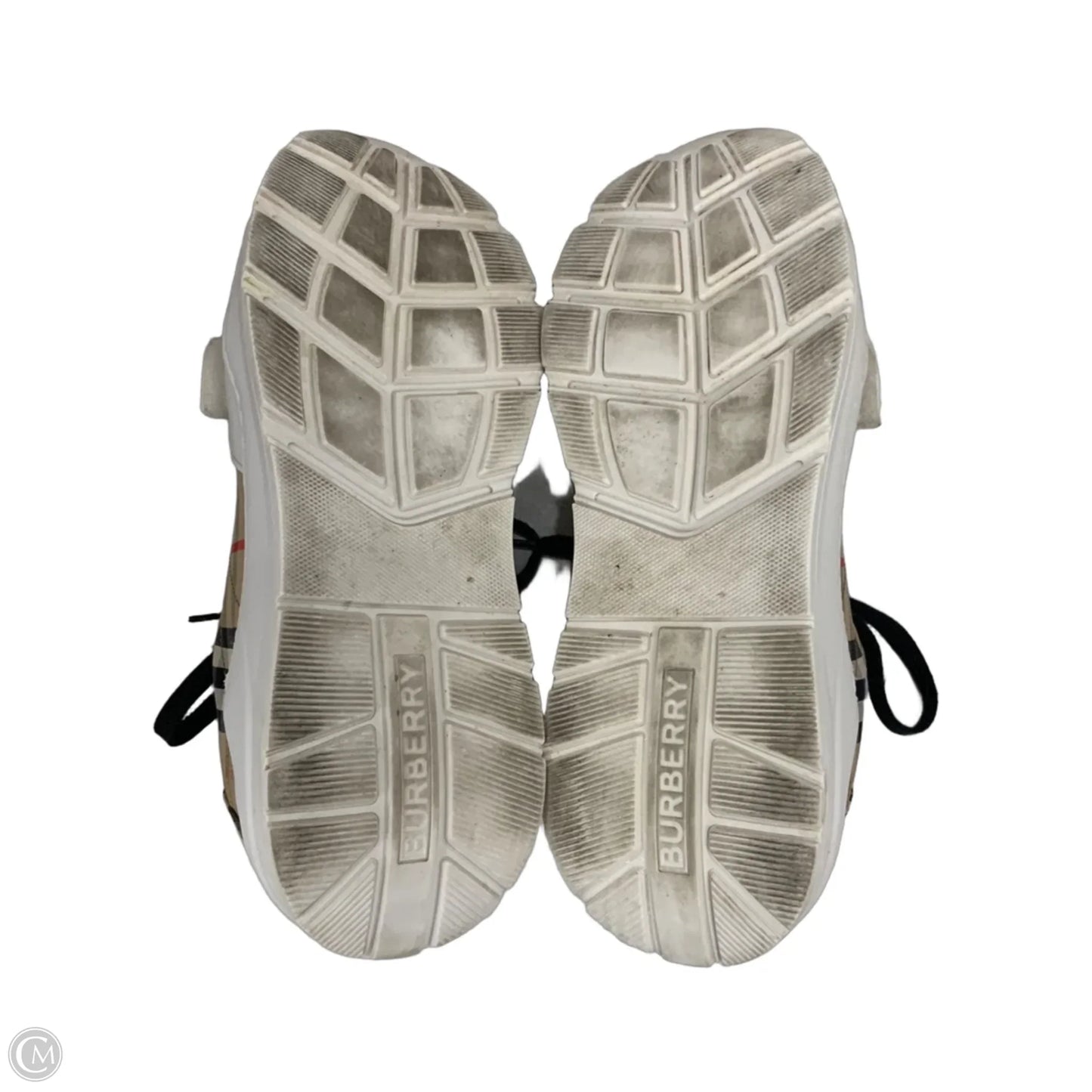 Shoes Luxury Designer By Burberry In White, Size: 9