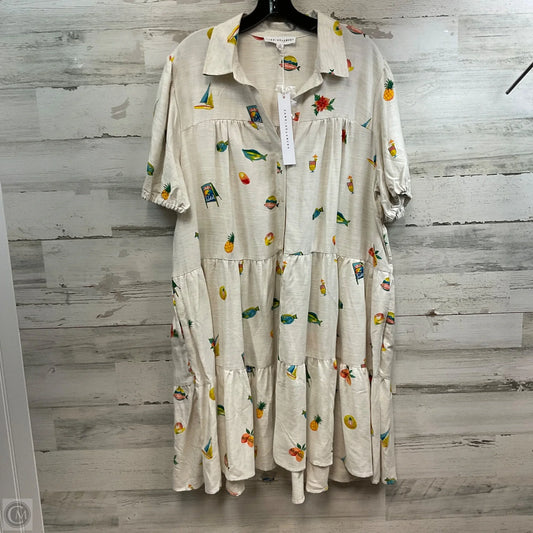 Dress Casual Short By Jane And Delancey In Beige, Size: Xl