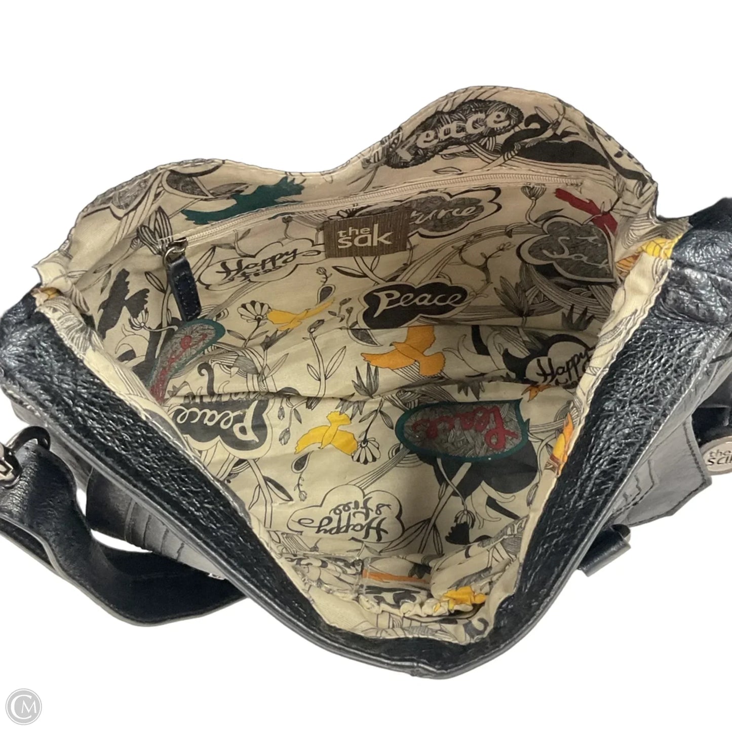 Handbag Leather By The Sak, Size: Medium