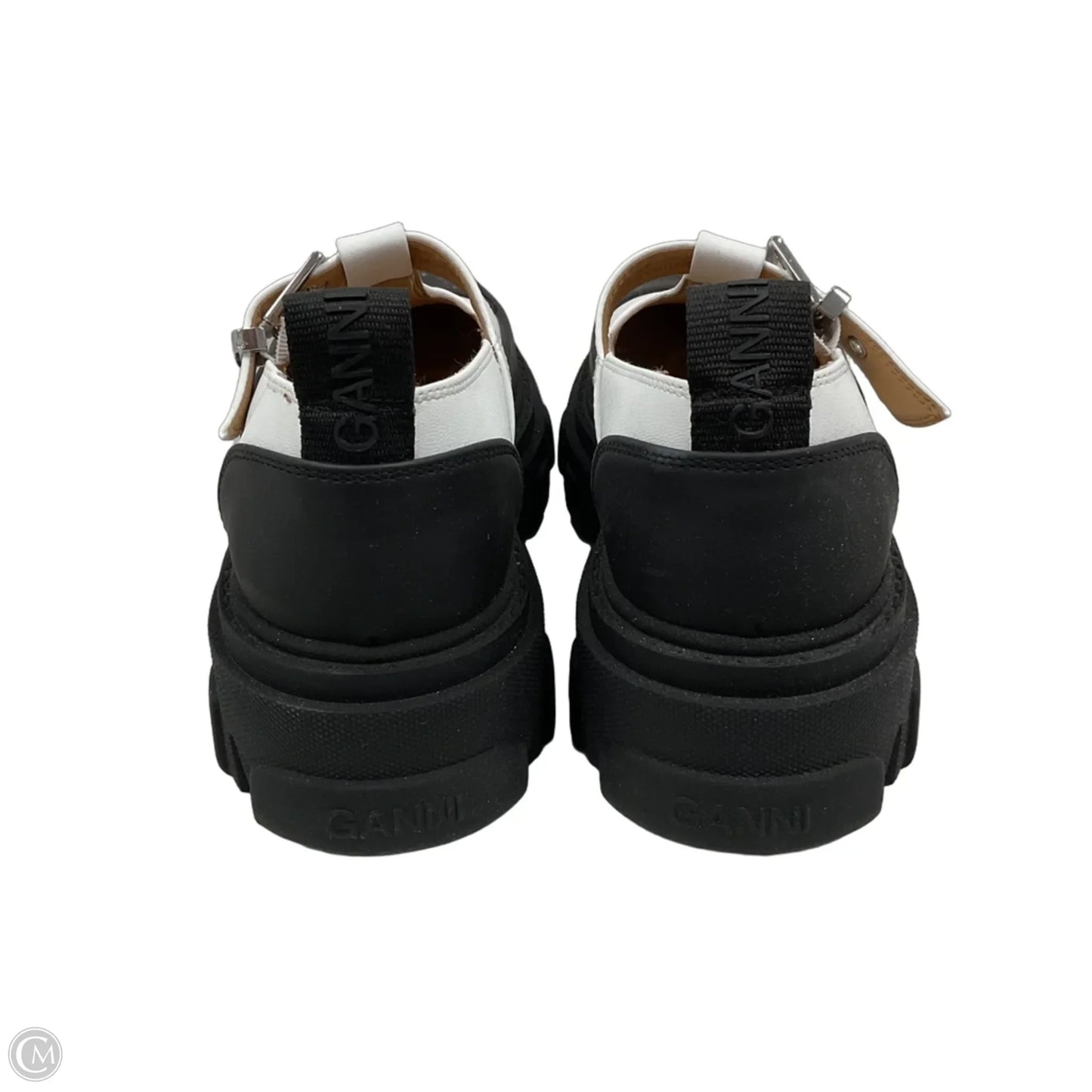 Shoes Flats By Ganni In Black, Size: 7