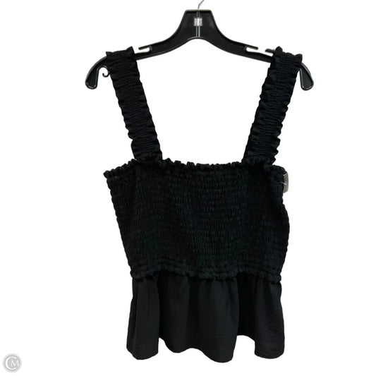 Top Sleeveless By Entro In Black, Size: S