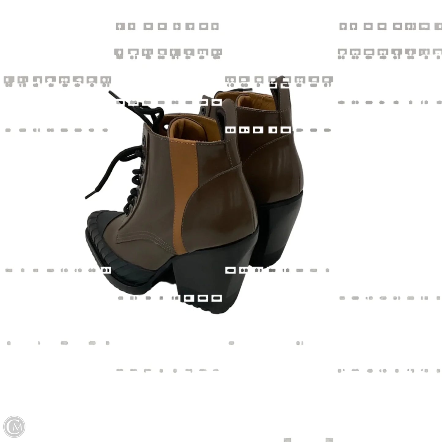 Boots Luxury Designer By Chloe In Brown, Size: 9
