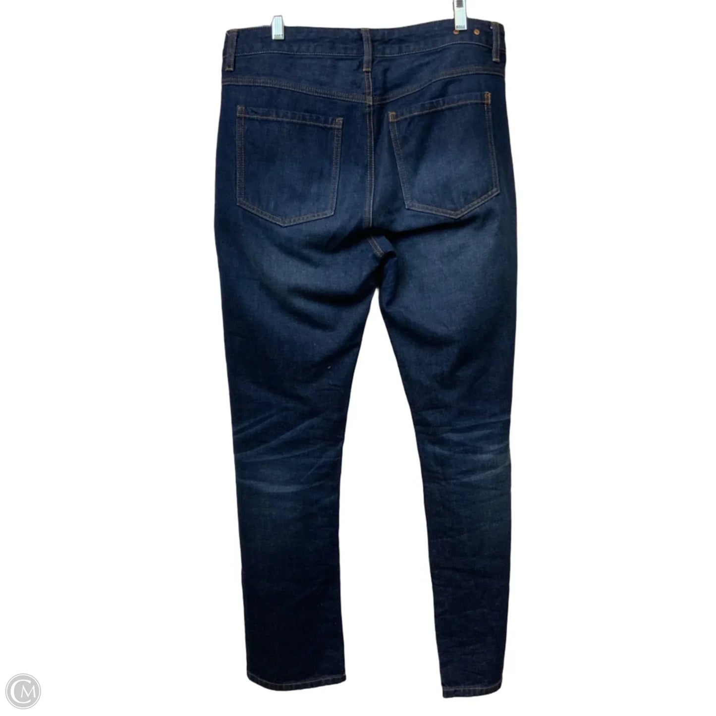 Jeans Straight By Cabi In Blue Denim, Size: 8