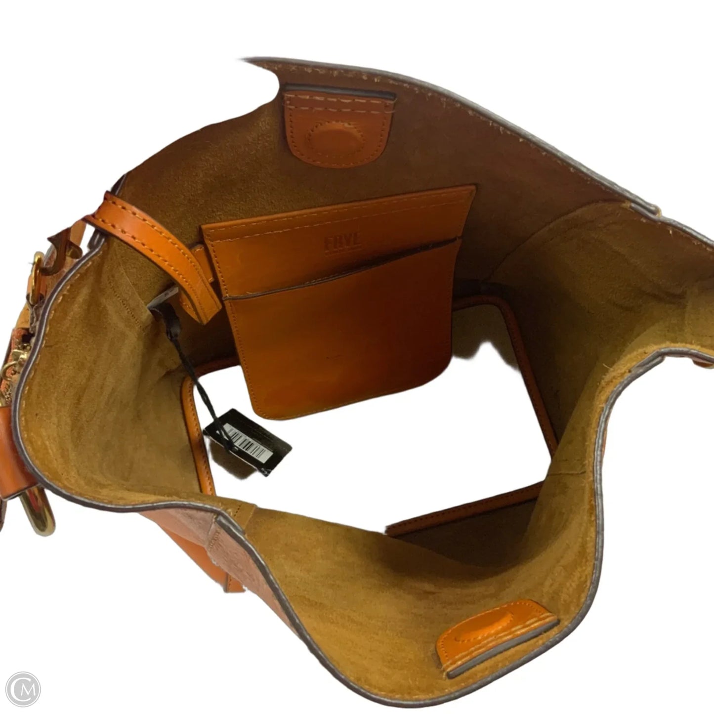 Handbag Leather By Frye, Size: Large