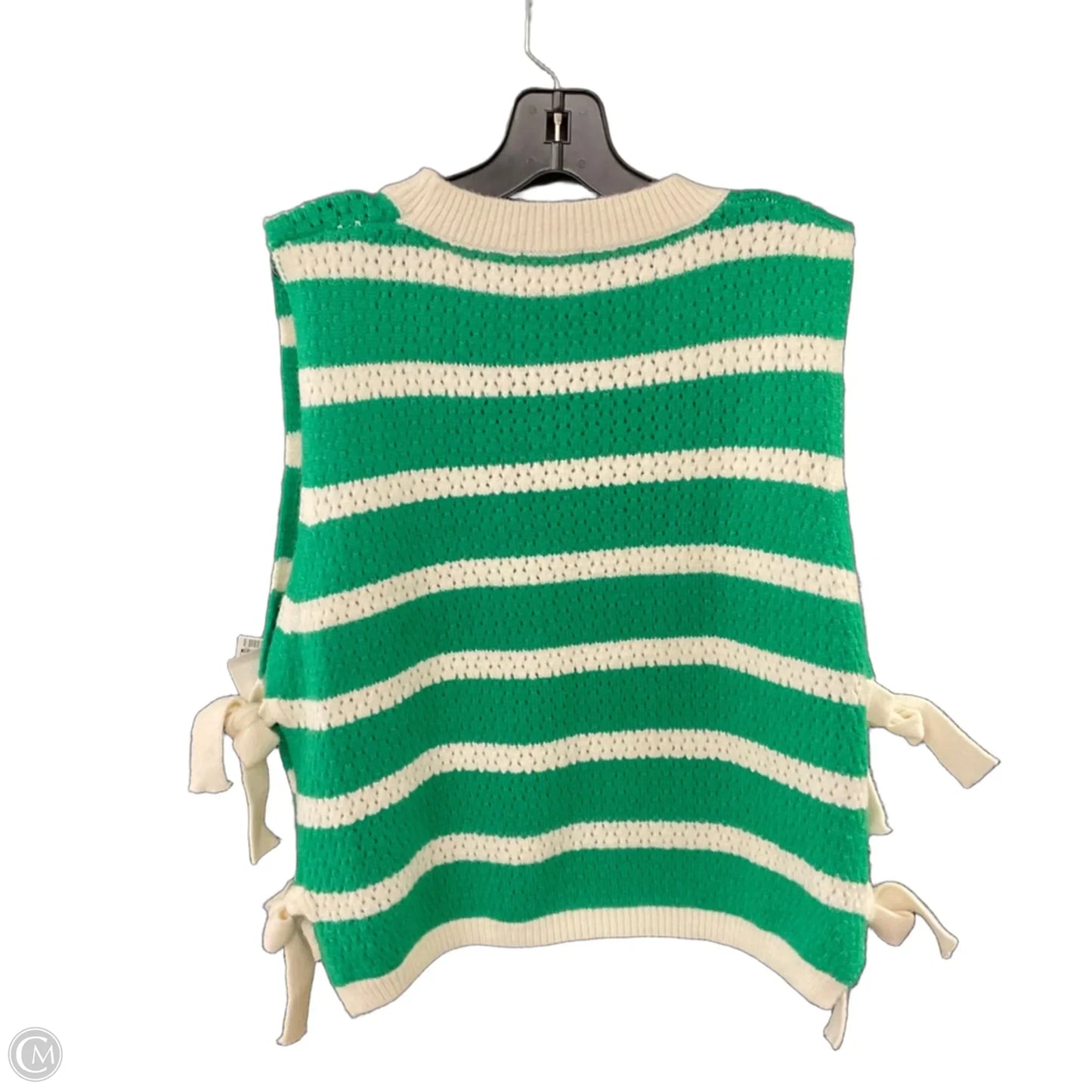 Vest Sweater By Bibi In Green, Size: L