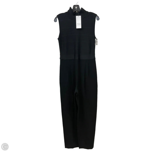 Jumpsuit Luxury Designer By Herve Leger In Black, Size: L