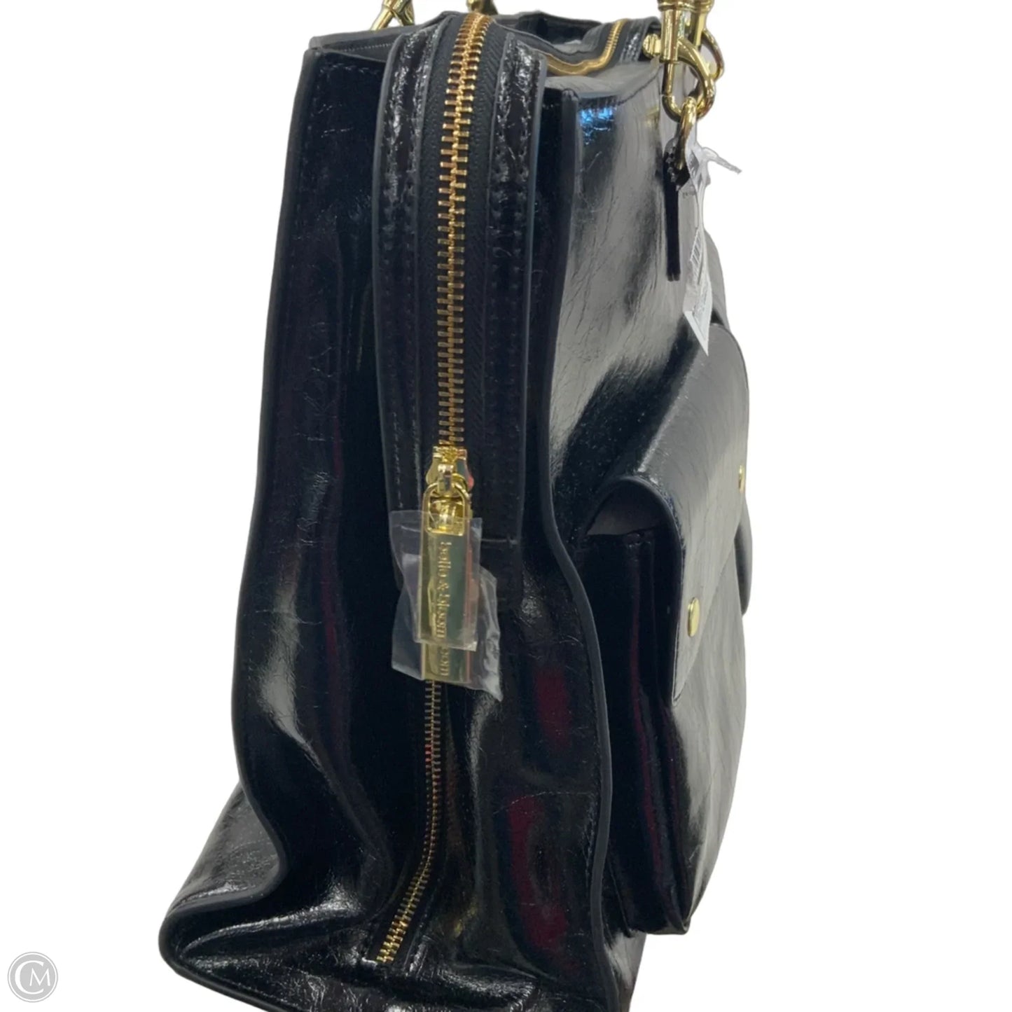 Handbag Leather By Belle & Bloom, Size: Large