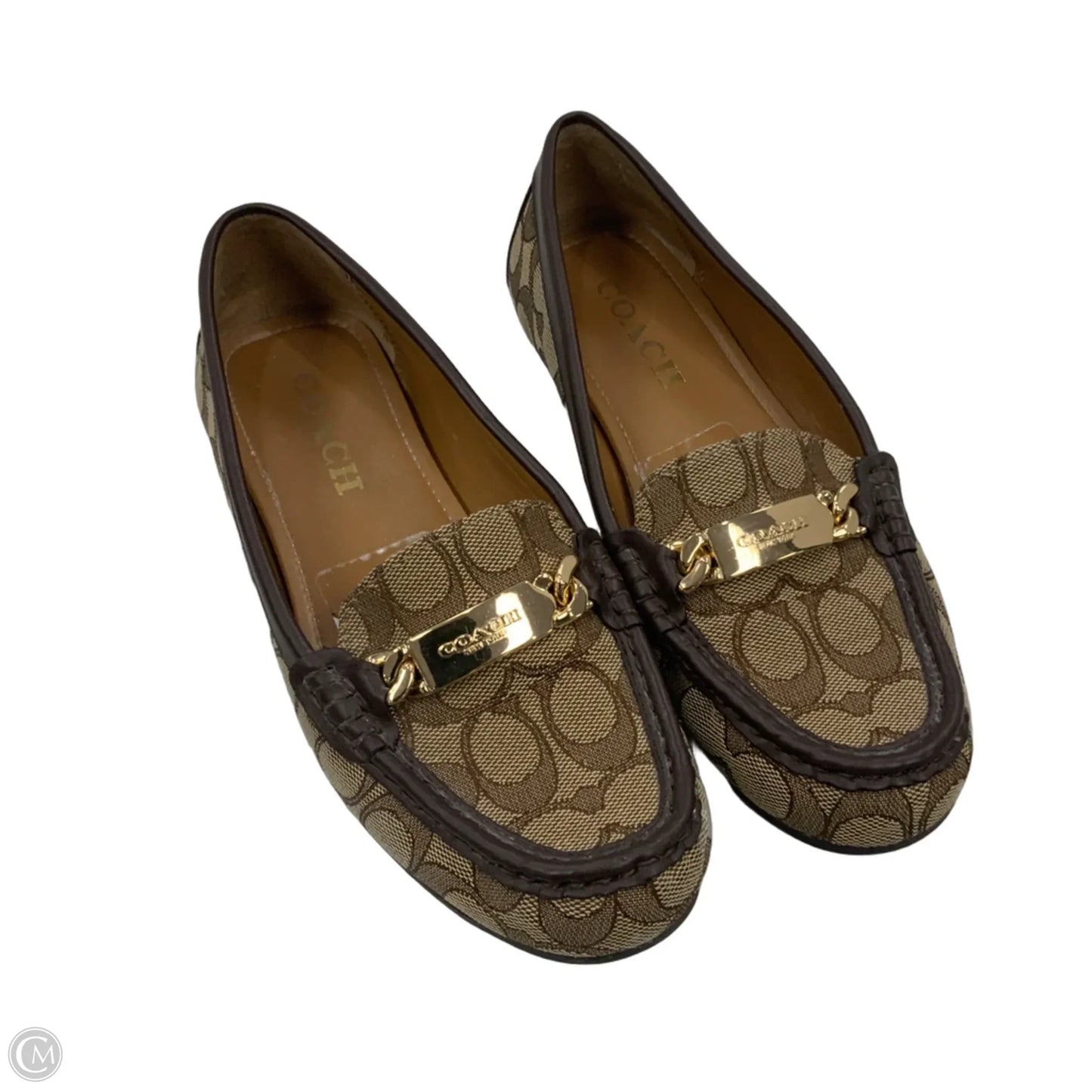 Shoes Designer By Coach In Brown, Size: 8