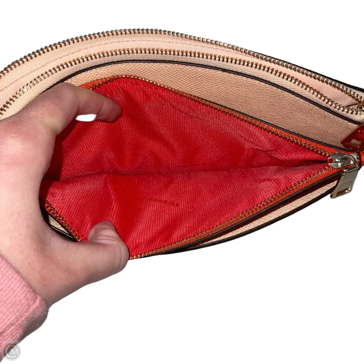 Wristlet Designer By Coach, Size: Medium