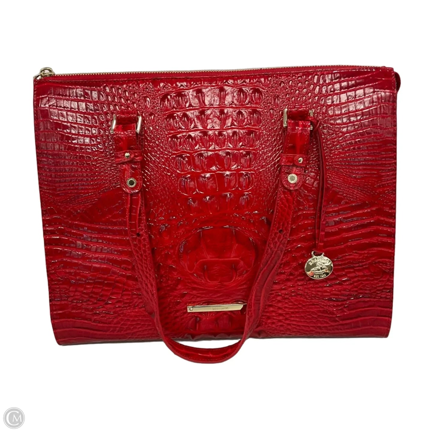 Handbag Designer By Brahmin, Size: Large