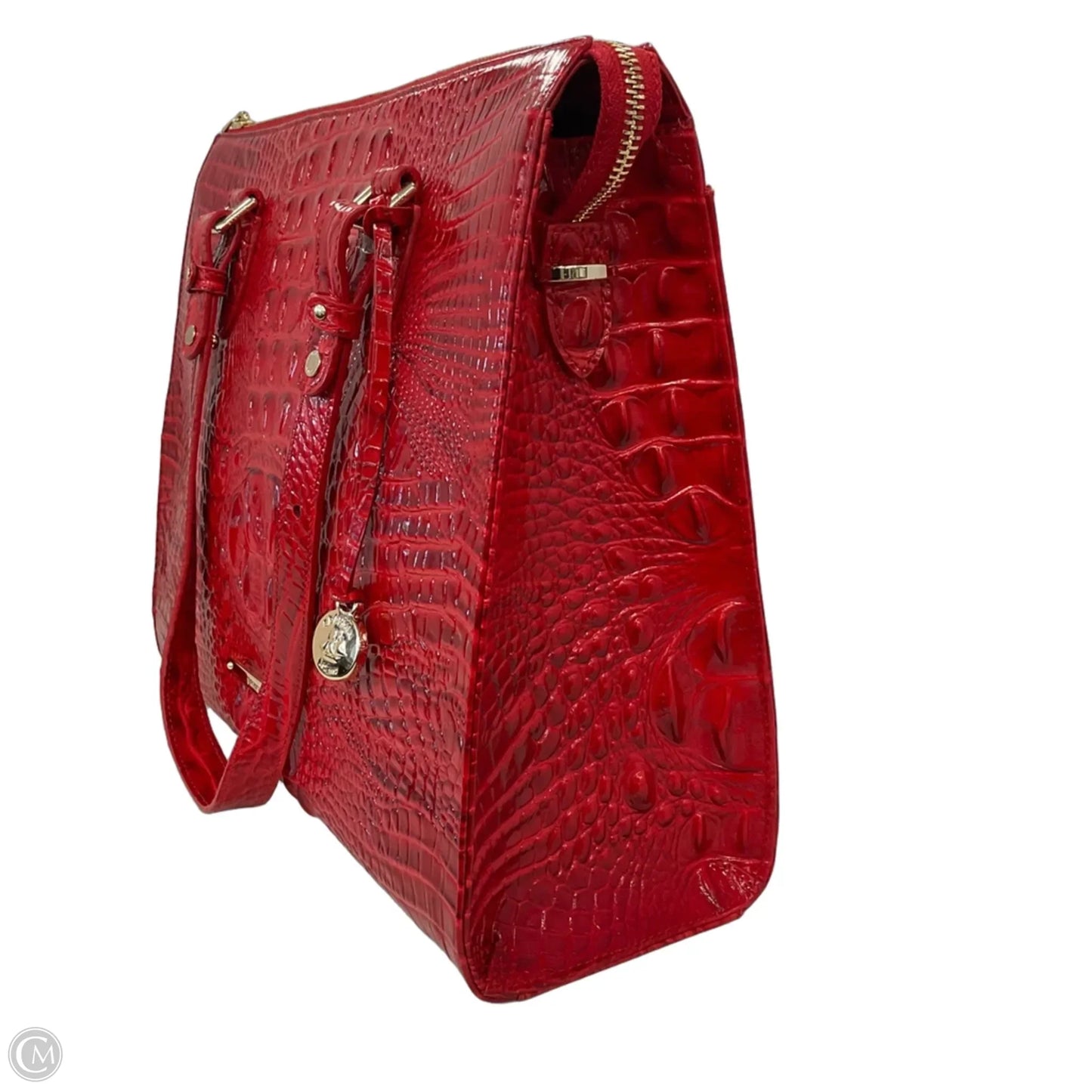 Handbag Designer By Brahmin, Size: Large