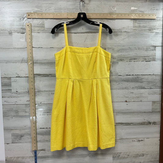 Yellow Dress Casual Short Loft, Size 8petite