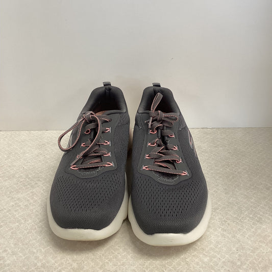 Grey Shoes Athletic Skechers, Size 9