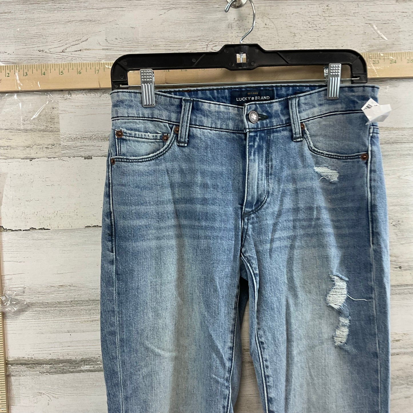 Blue Denim Jeans Straight Lucky Brand, Size 2