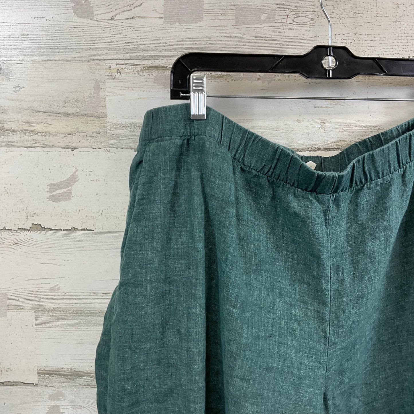 Pants Wide Leg By Eileen Fisher In Green, Size: 2x