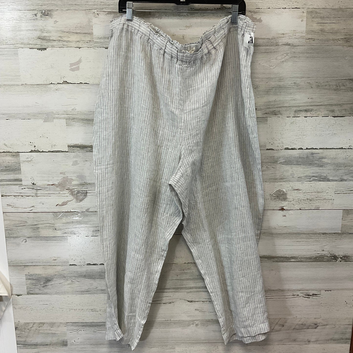 Pants Other By Eileen Fisher In Blue & White, Size: 2x