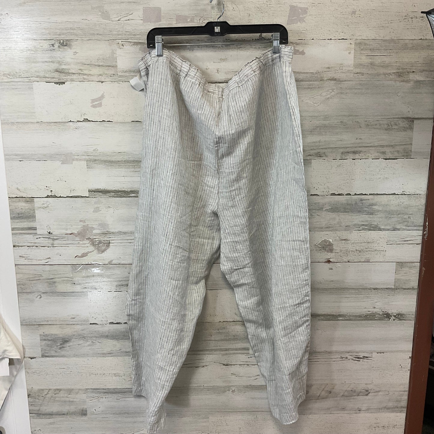 Pants Other By Eileen Fisher In Blue & White, Size: 2x